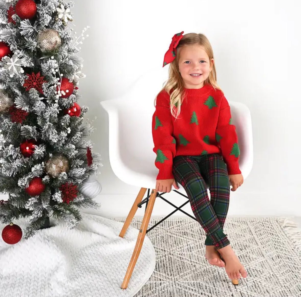Gigi and Max Kane Tartan Bamboo Leggings