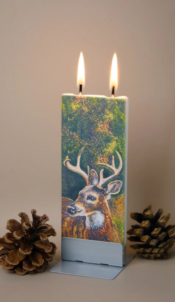 Flatyz Deer with Antlers Candle