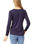 Coco + Carmen Scrunch Sleeve Crew Neck Tee 2439003D