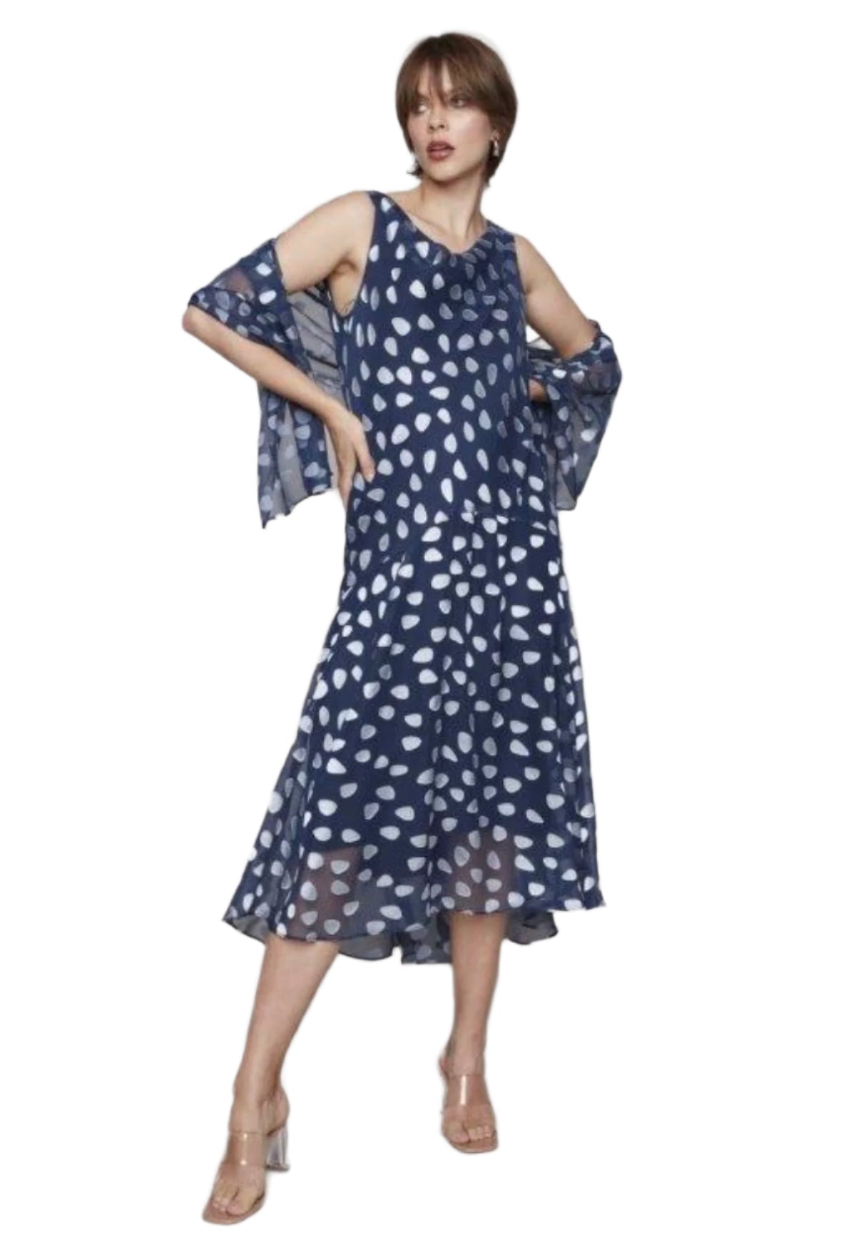 Compli K Dress & Shawl 50115