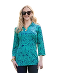 La Mer Luxe Top Deco 3/4 Sleeve Tunic 267K-L52K
