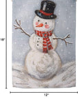 Snowman Garden Flag