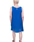 Tina Stephens Adelyn Silk A-Line Dress DT209