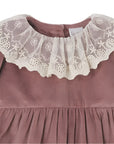Tesa Babe Velvet & Lace Romper