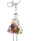 Coco + Carmen Charming Ladies Bag Charm + Key Fob - Pooch