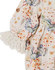 Tesa Babe Vintage Floral Linen Bodysuit
