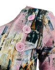Variations Impressionistic Cityscape Top V7788