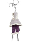 Coco + Carmen Charming Ladies Bag Charm + Key Fob - Carol