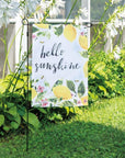 Hello Sunshine Garden Flag