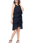 Carre Noir Dress Tiered 6648