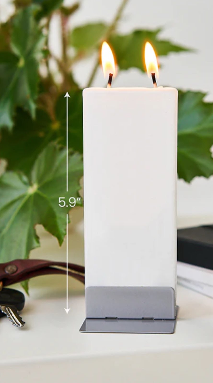Flatyz Pink Wedding Cake Candle
