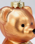 Glass Teddy Bear Ornament