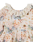 Tesa Babe Vintage Floral Linen Bodysuit