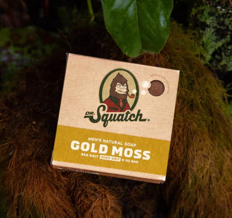Dr. Squatch Gold Moss Bar Soap