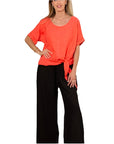 Cherishh Made In Italy Linen Top C5278