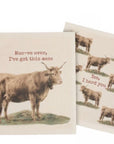 Moo-ve Over, I've Got This Mess Swedish Dishcloth Duo