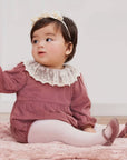 Tesa Babe Velvet & Lace Romper