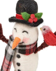 Snowman and Cardinal Christmas Critter