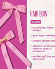 Lilly Pulitzer Logo Clip Bow