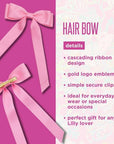 Lilly Pulitzer Logo Clip Bow