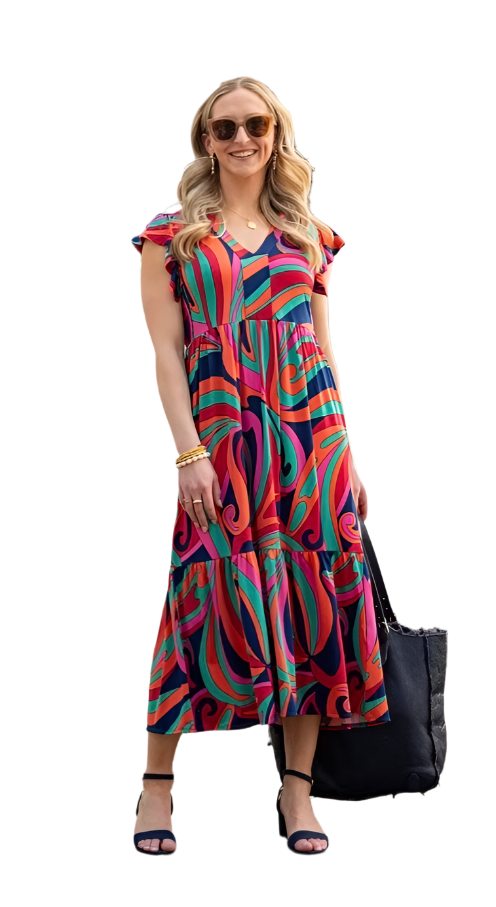 La Mer Luxe Brooke Midi Dress 265K-A120K-L