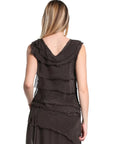 Tina Stephens Arianna Silk Ruffle Top BT205