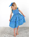 Gigi and Max Smocked Miley Leopard Dress
