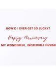 Papyrus Anniversary Card (Husband)