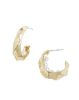 Coco + Carmen Earrings Ripple Pearl