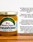 Cherchies Gourmet Hot Banana Pepper Mustard