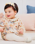 Tesa Babe Vintage Floral Linen Bodysuit