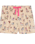Women's Cute Pups Short PJ Set