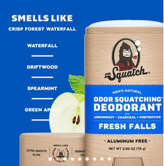 Dr. Squatch Fresh Falls Deodorant