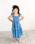 Gigi and Max Smocked Miley Leopard Dress
