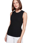 Carre Noir Top Sleeveless 7852