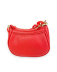 Doe a Dear Pearl Studs Mini Leather Shoulder Bag