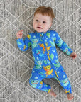 Gigi and Max Archie Axolotl Zip Onesie