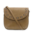 Joy Susan Lazer Cut Daisy Flap Crossbody