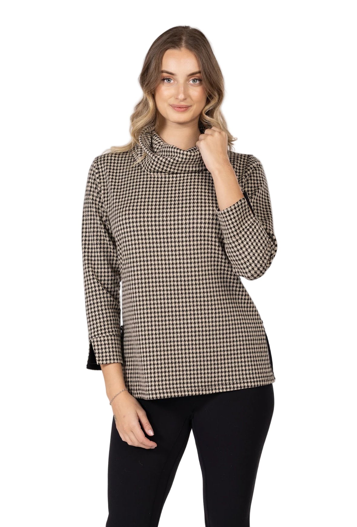 Variations Houndstooth Sweater V4812