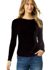 Coco + Carmen Ashley Side Cinched Crew Neck Top 2239121M