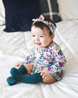 Gigi and Max Annie Floral Snap Tutu Dress