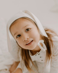 finn + emma Organic Cotton Baby Bunny Ears Bonnet
