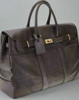 Brunello Cucinelli  men's brown leather Country Travel Bag