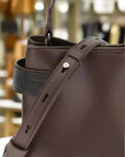 Brunello Cucinelli Chocolate Handbag