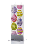 Flatyz Brightly Decorated Easter Eggs Candle