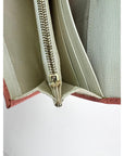 Fendi Continental Pink Leather Wallet Clutch