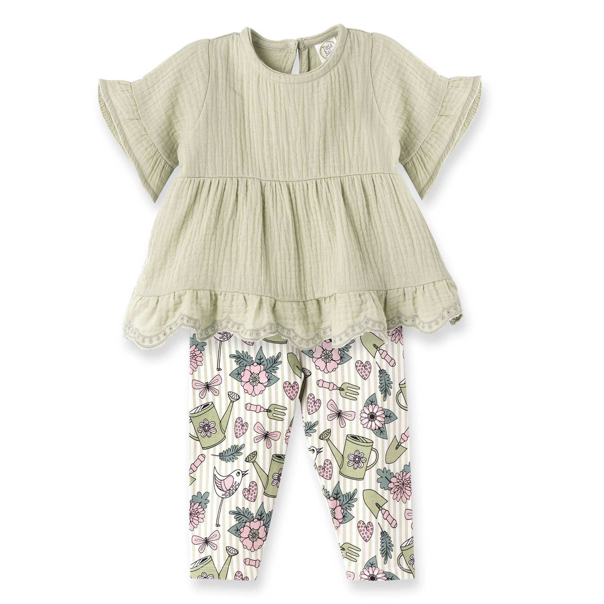 Tesa Babe Garden Bloom Top & Legging Set