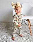 Gigi + Max Bamboo Madden Football Zip Pajamas