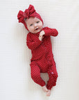 Ivy Red Dot RUFFLE ZIP
