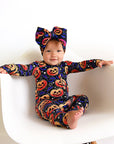 Edward Zip Bamboo Glow in the Dark Sleepies Little Halloween